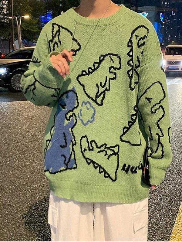 Dinosaur Knitted Sweater