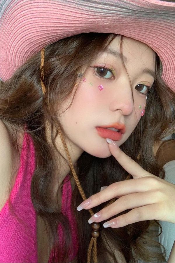 Disco Cowgirl Adjustable Star Printed Hat