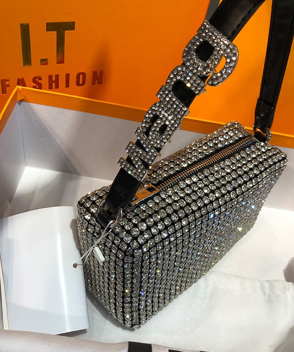 Disco Cowgirl Rhinestone Handbag
