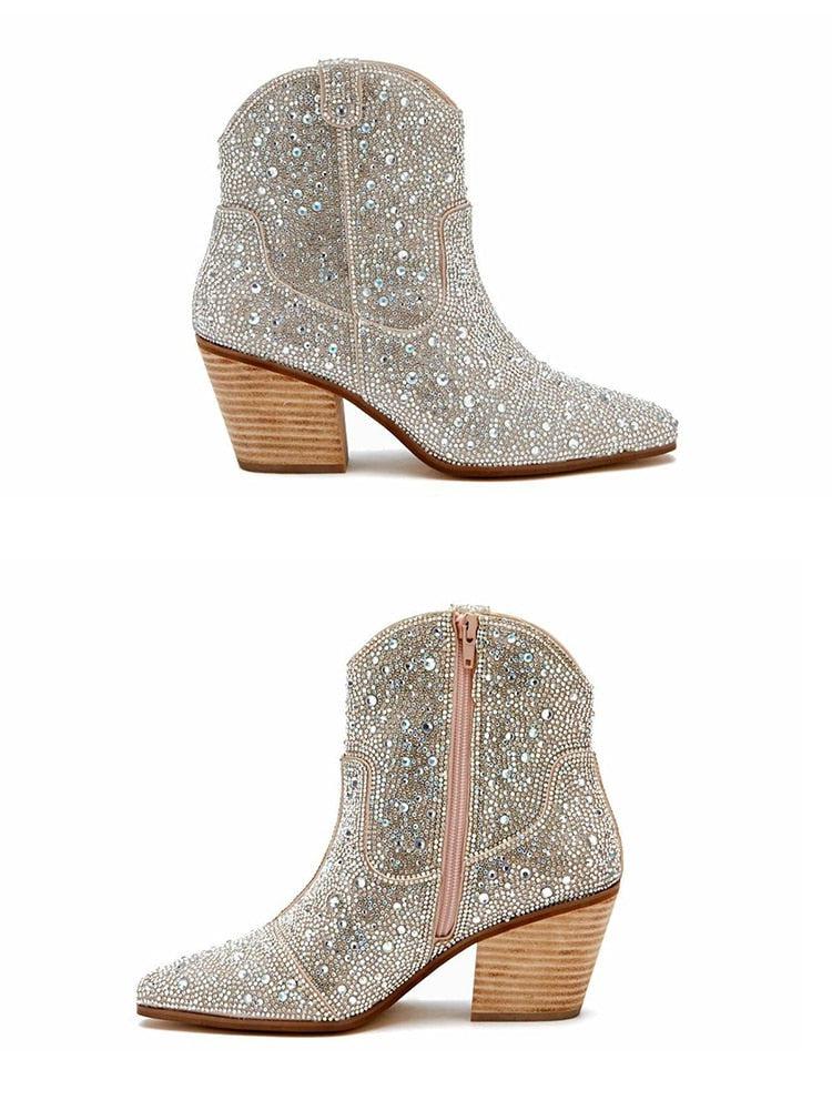 Disco Cowgirl Rhinestone Western Boots Disco Cowgirl Rhinestone Western Boots
