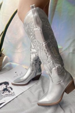Disco Cowgirl Western Knee-High Boots