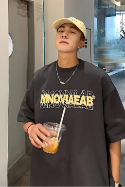 Distorted Text Graphic Tee