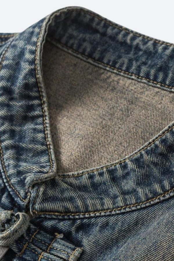 Distressed Denim Jacket