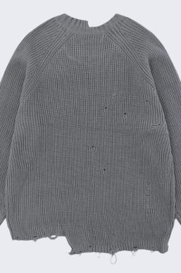 Distressed Knit Sweater