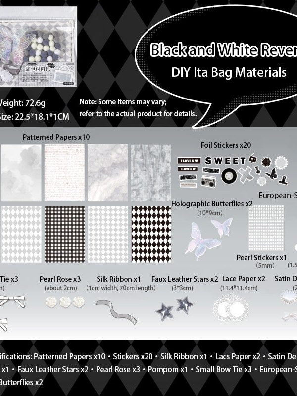 DIY Ita Bag Materials Kit Ita Bag Decoration