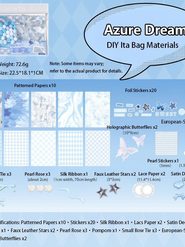 DIY Ita Bag Materials Kit Ita Bag Decoration