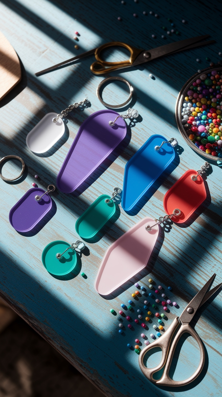 How to Make a Stylish DIY Keychain Acrylic outfit idea