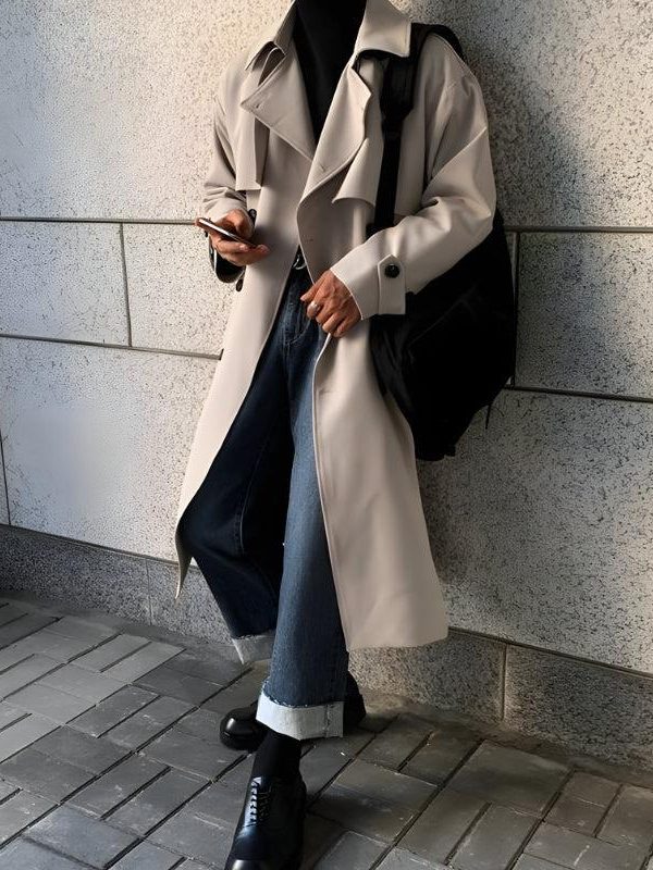 Double Breasted Trench Coat