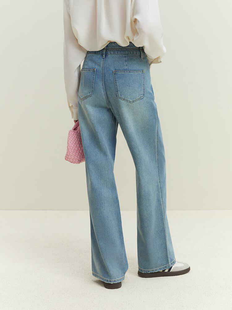 Double Buttoned Light Washed Jeans Double Buttoned Light Washed Jeans