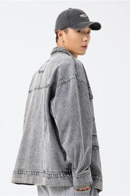 Double-Collared Denim Jacket