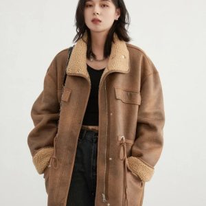 Double Faced Faux Leather Jacket