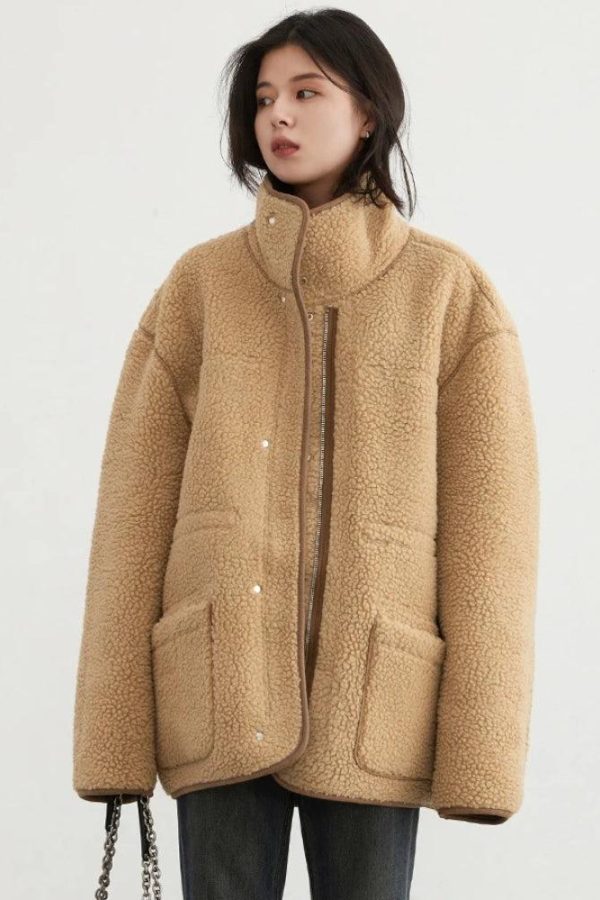 Double Faced Faux Leather Jacket