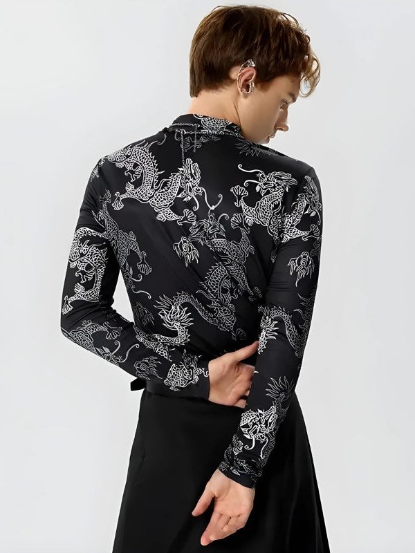 Dragon High Neck Top