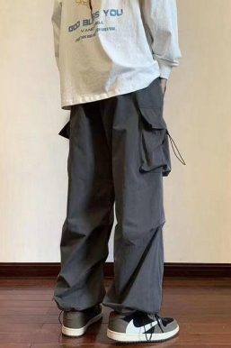 Drawstring Cargo Pants