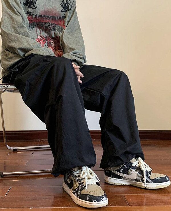 Drawstring Cargo Pants