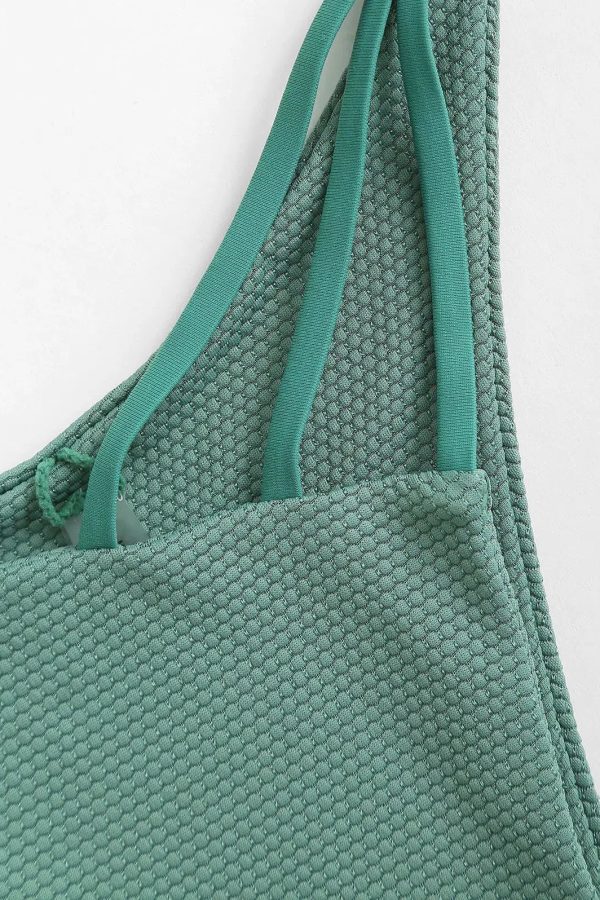 Drawstring Halter Tie Bikini Set