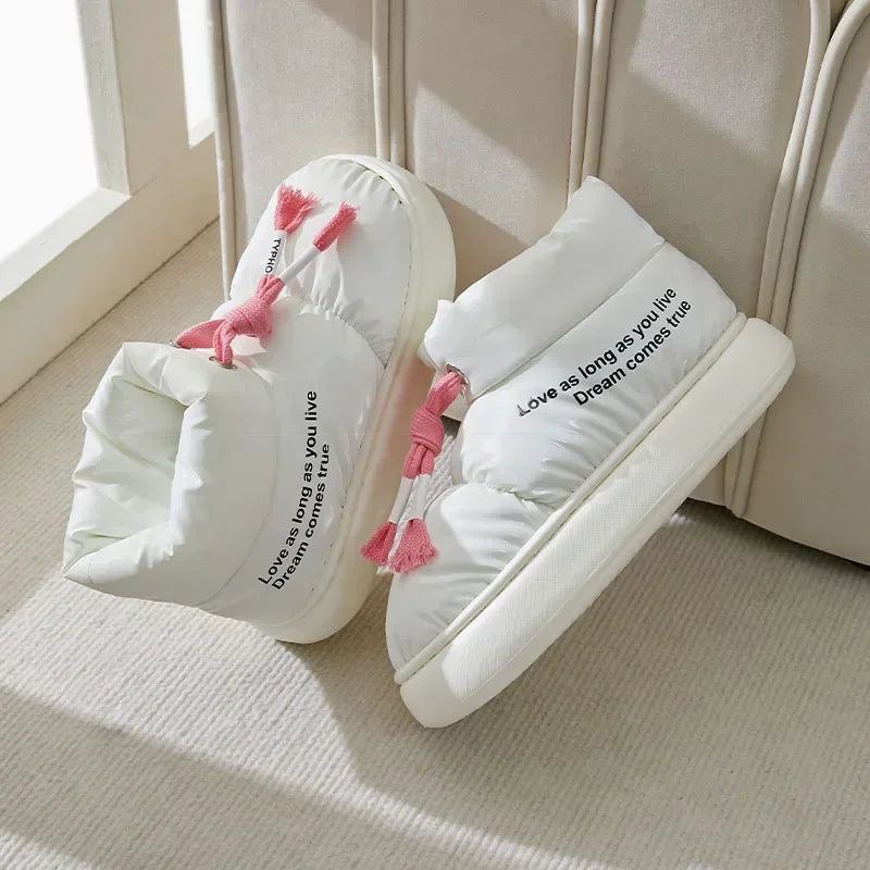 Drawstring Puffer Slippers Drawstring Puffer Slippers