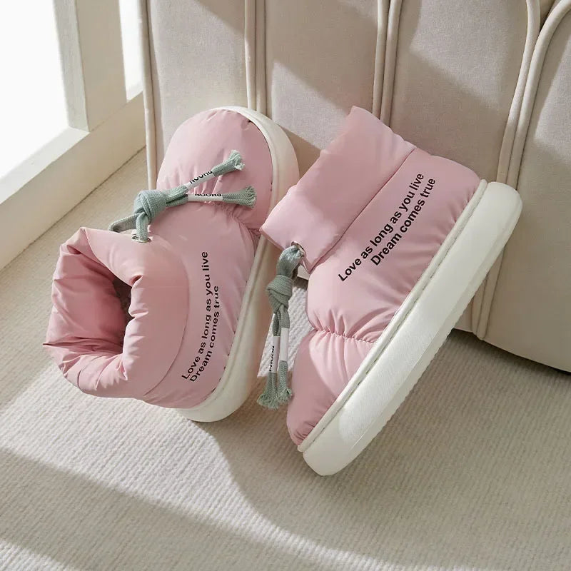 Drawstring Puffer Slippers Drawstring Puffer Slippers