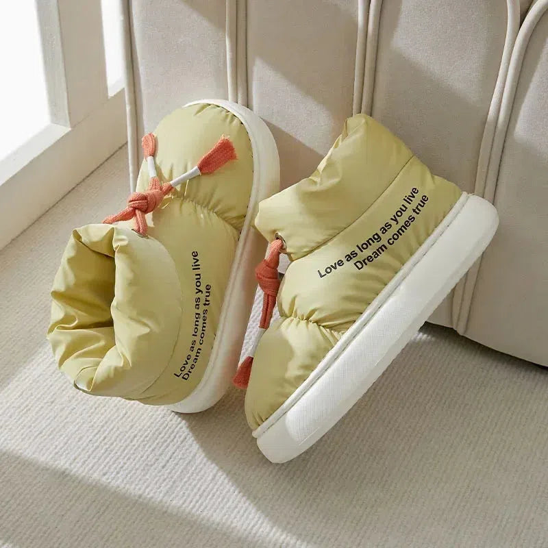 Drawstring Puffer Slippers Drawstring Puffer Slippers