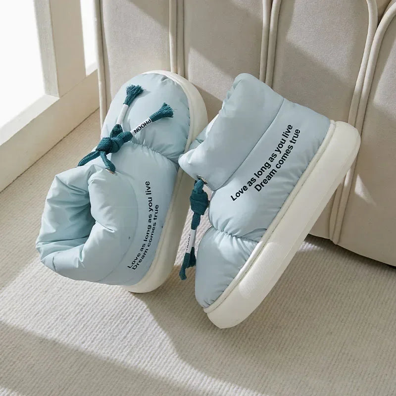 Drawstring Puffer Slippers Drawstring Puffer Slippers