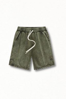 Drawstring Waist Loose Shorts