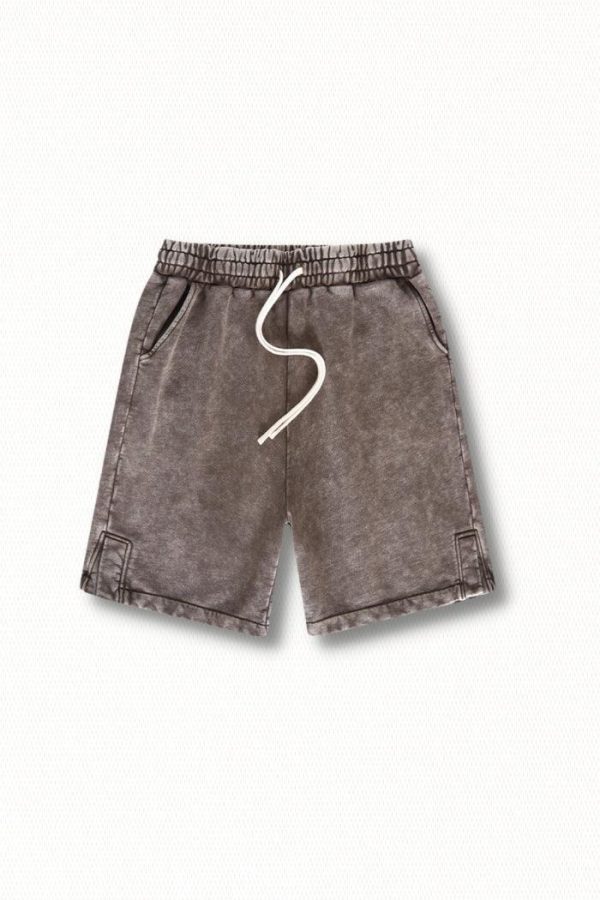 Drawstring Waist Loose Shorts