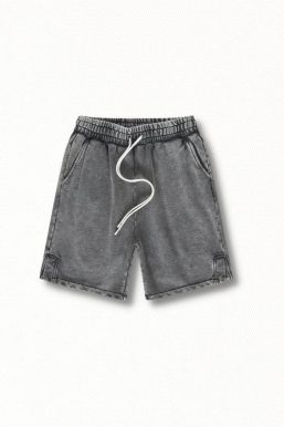 Drawstring Waist Loose Shorts