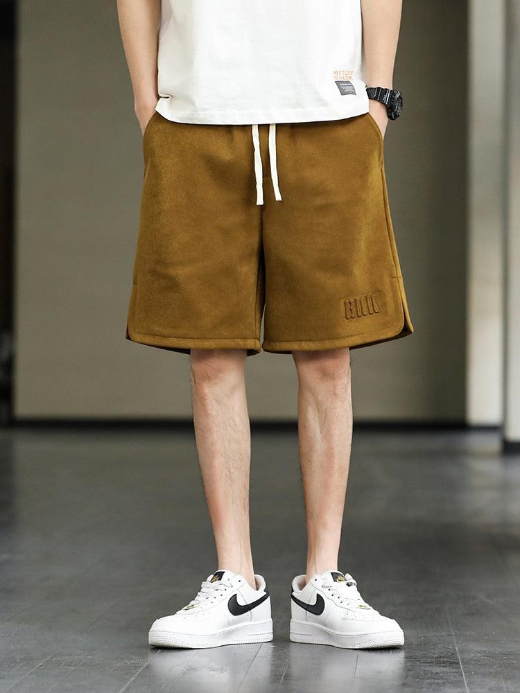 Drawstring Waist Oversize Sweatshort Drawstring Waist Oversize Sweatshort