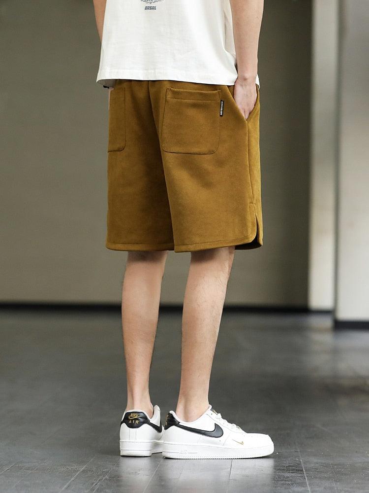 Drawstring Waist Oversize Sweatshort Drawstring Waist Oversize Sweatshort