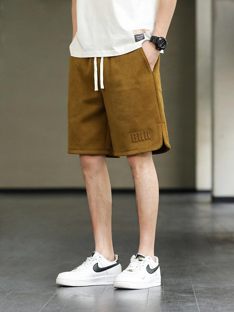 Drawstring Waist Oversize Sweatshort Drawstring Waist Oversize Sweatshort