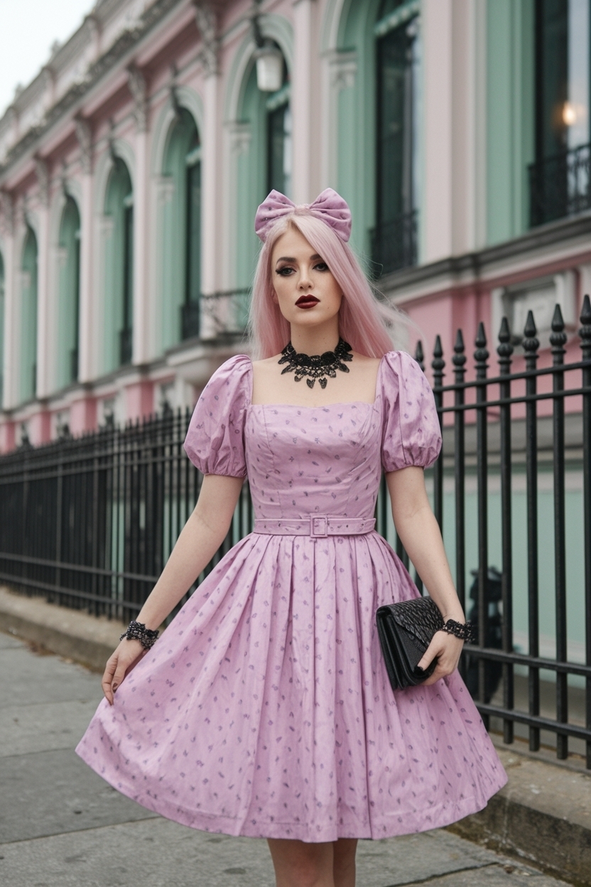 Pastel Goth: Unique Dress to Impress Outfits to Try outfit idea