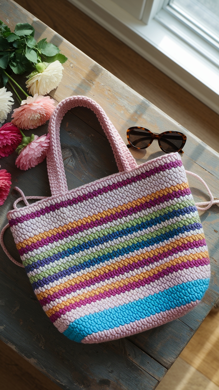 Easy Crochet Tote Bag Free Pattern for All Skill Levels outfit idea