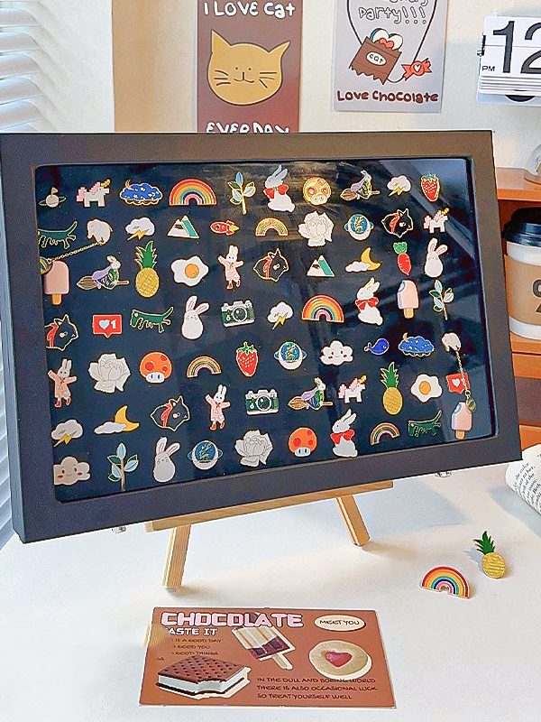 Enamel Pin Display Board and Badge Frame