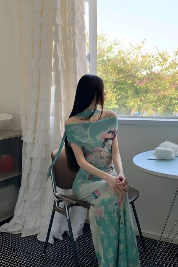 Ethereal Art Maxi Dress