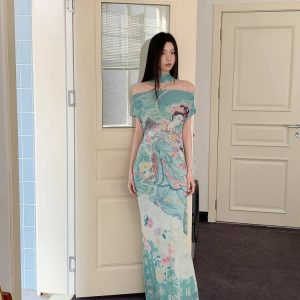 Ethereal Art Maxi Dress