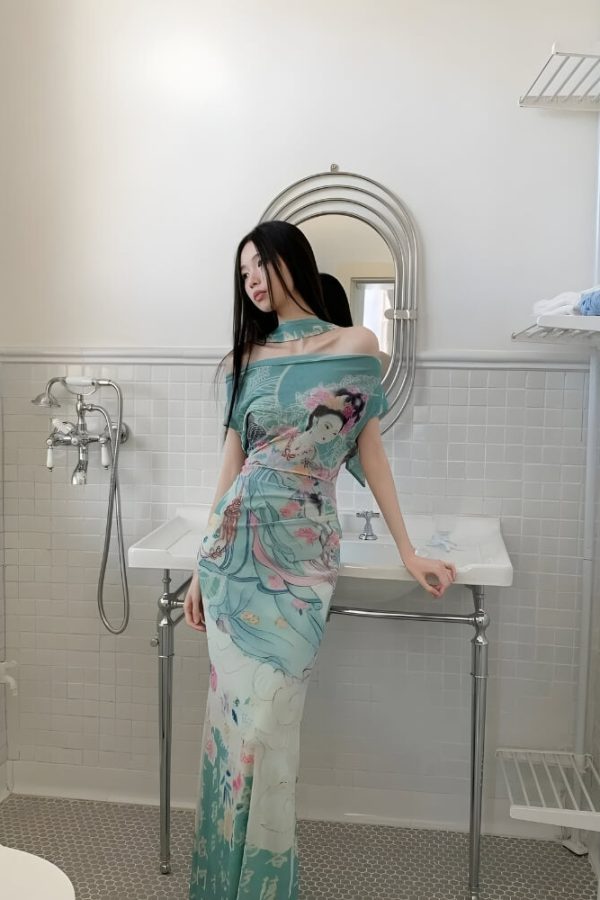 Ethereal Art Maxi Dress