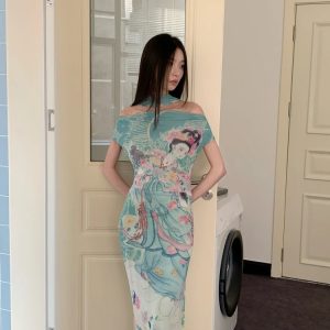 Ethereal Art Maxi Dress