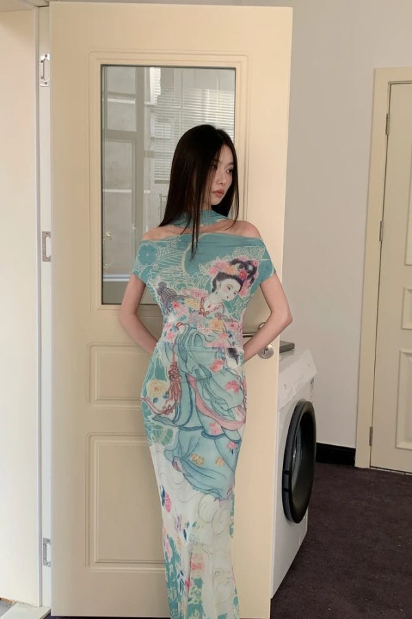 Ethereal Art Maxi Dress