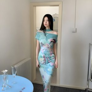 Ethereal Art Maxi Dress