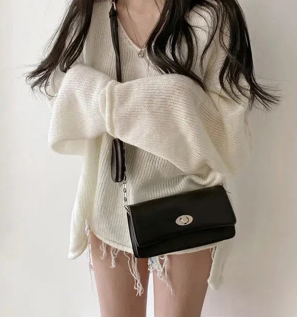 Extra Long Sleeve Loose Sweater