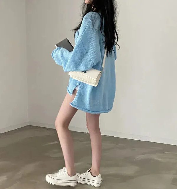 Extra Long Sleeve Loose Sweater