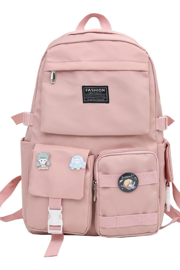 Extra Pockets Unisex School Backpack