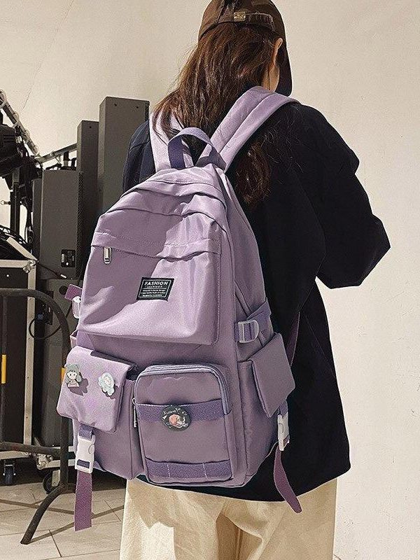Extra Pockets Unisex School Backpack
