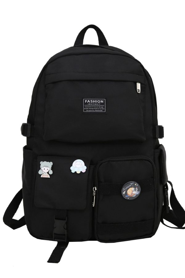 Extra Pockets Unisex School Backpack