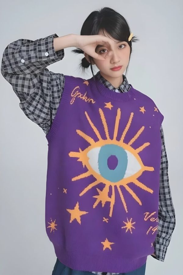 Eye Sweater Vest