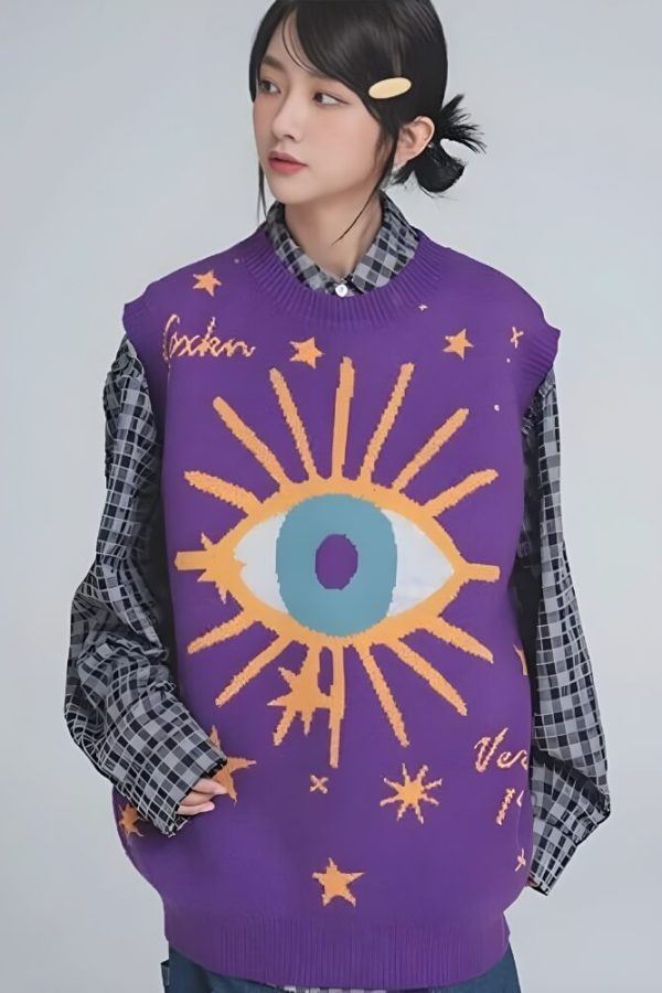 Eye Sweater Vest