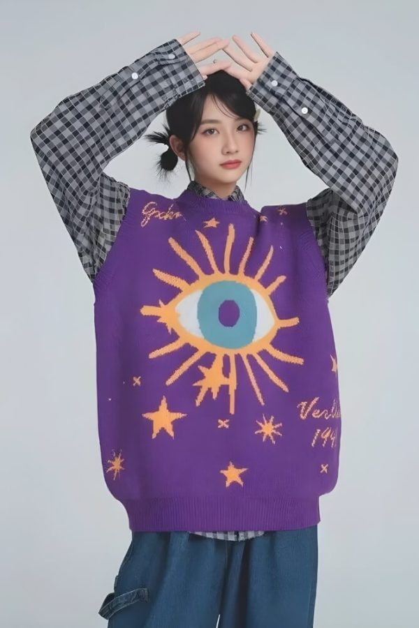 Eye Sweater Vest