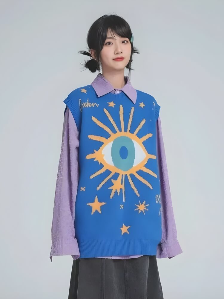 Eye Sweater Vest