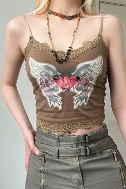 Fairy Grunge Angel Wings Top