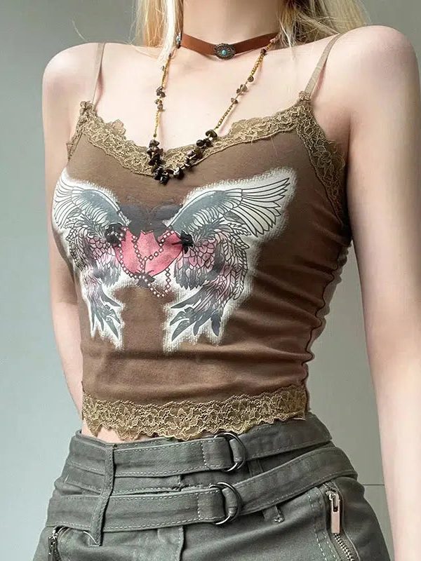 Fairy Grunge Angel Wings Top